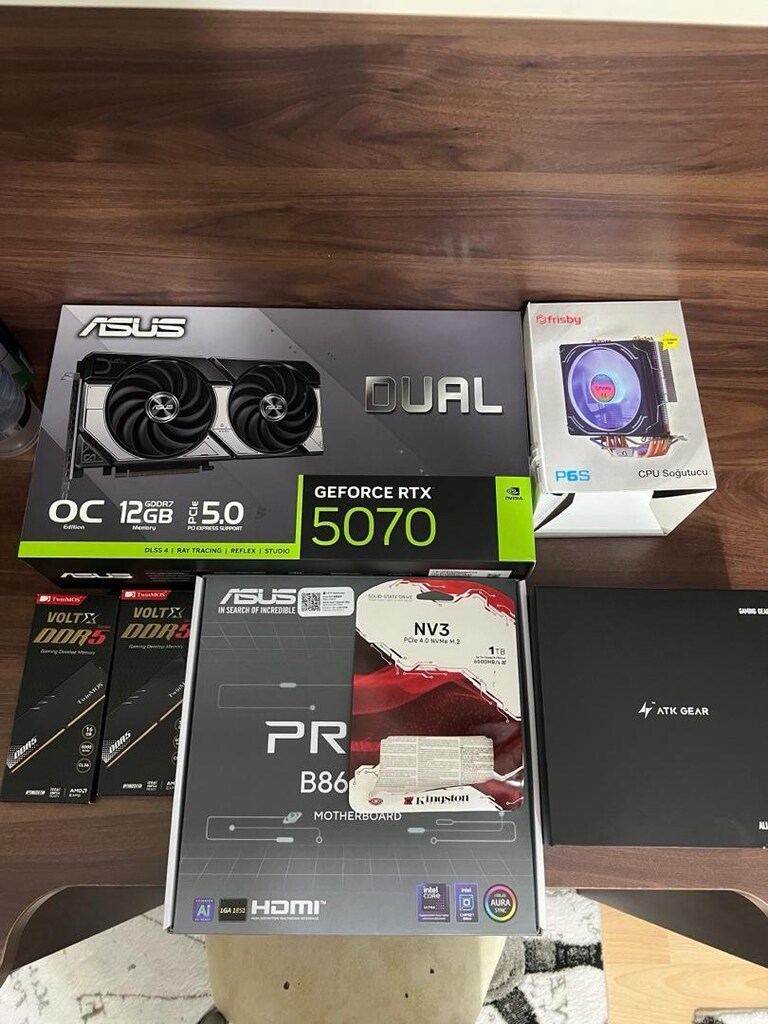 RTX 5070 | Ultra 5 250KF | 32GB DDR5 | 240Hz Monitör | Full Set - 2