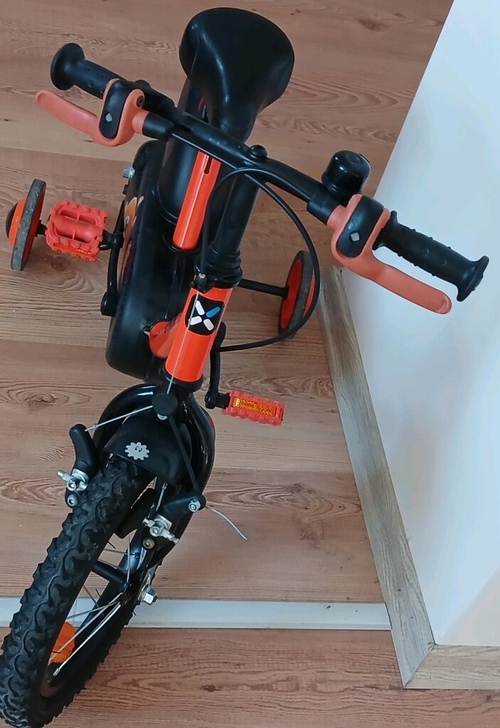 btwin çocuk bisikleti 14i jant Decathlon YENİ GİBİ Ön Sepetli - 2