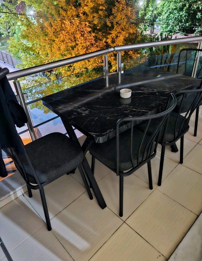 4 kişilik masa sandalye - 5