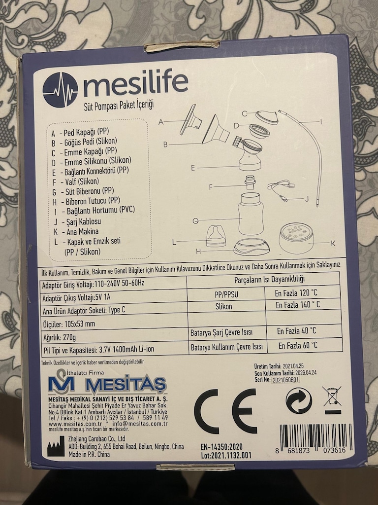 Mesilife Yd-1132 Elektrikli Göğüs Süt Pompası - 4