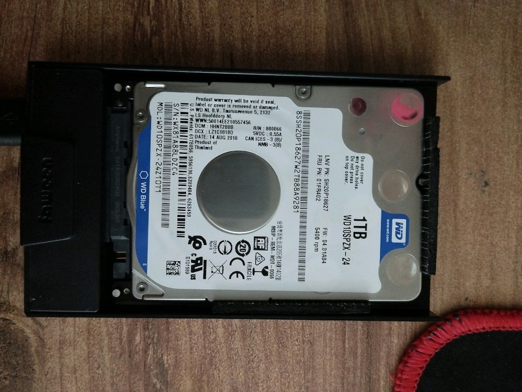 Western Digital Blue 1Tb Harddisk WD10SPZX-24