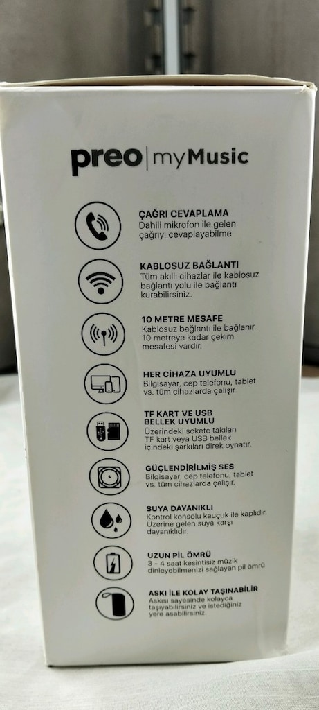 Preo myMusic MM02 S Bluetooth Hoparlör – Sıfır Kutulu - 4