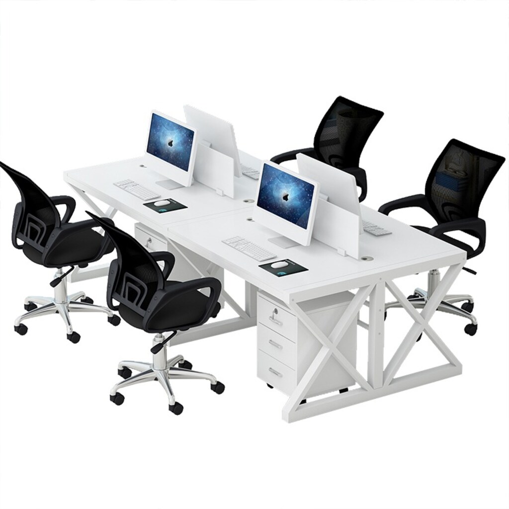 4 KİŞİLİK ÇOKLU MASA / EKİP MASASI / İSTENİLEN RENK / ARAL OFİS - 2