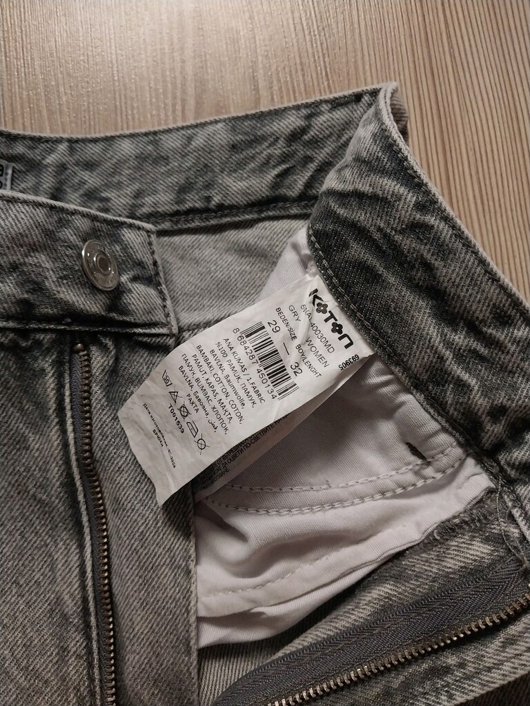YENİ KOTON YÜKSEK BEL DÜZ PAÇA MOM JEANS 29-32 BEDEN - 4