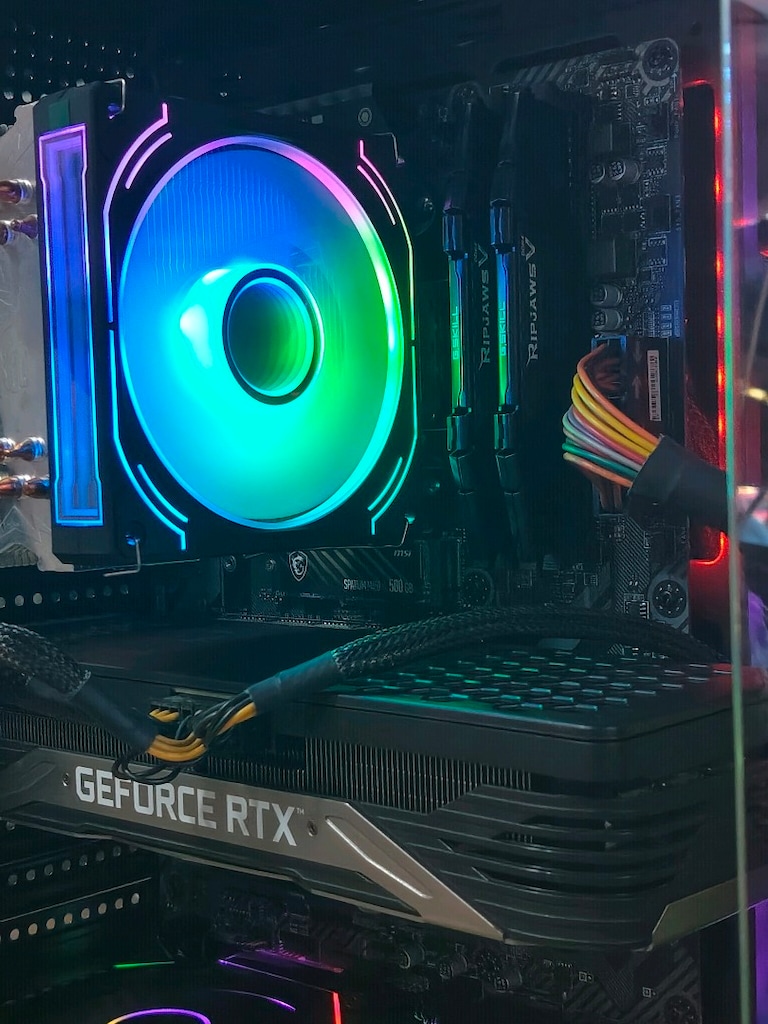 RTX 3070 RYZEN 5 5600 16GB RAM 500GB M2SSD 800W AKVARYUM KASA - 5