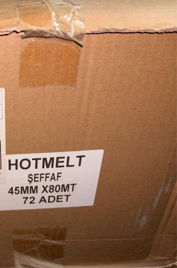 HOTMELT KOLİ BANDI 45 mm 80 mt internet fiyatının yarısı tane fiyatıdı - 2