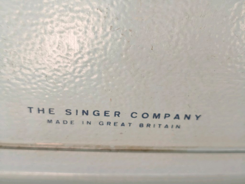 Singer dikiş makinesi İngiliz yapımı - 6
