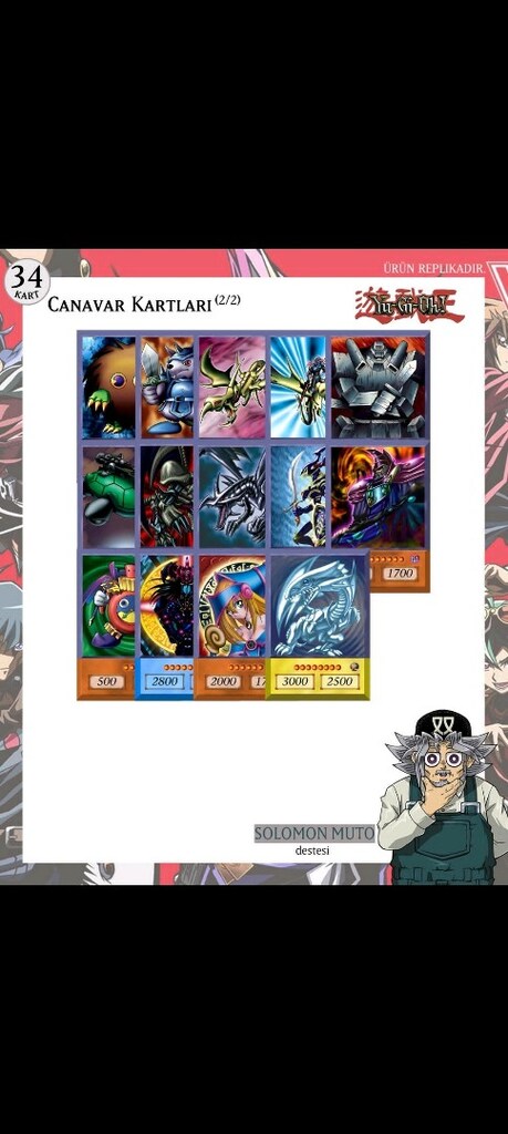 Büyük Baba Anime Hal Destesi 58 Yugioh Kartı Yu-Gi-Oh! - 3
