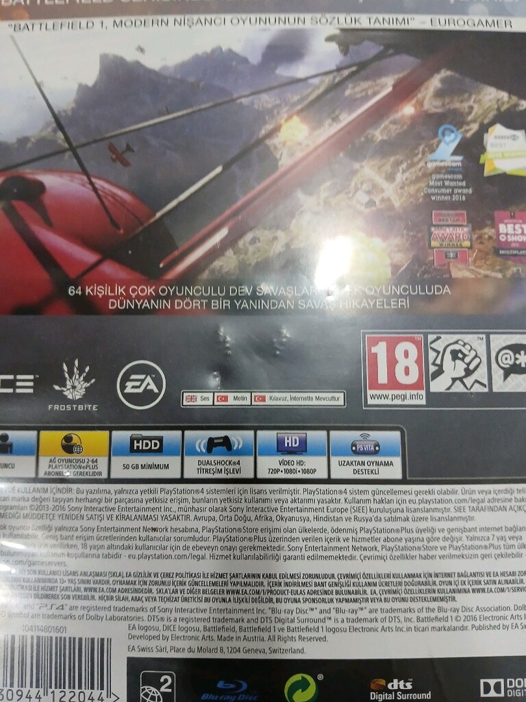 ps4 battle field 1 - 3