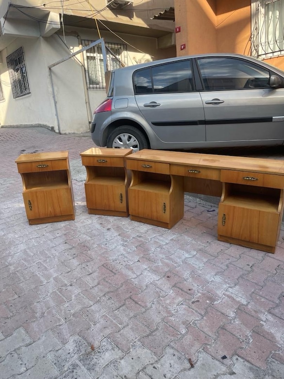 Antik komidin şifonyer takımı - 5