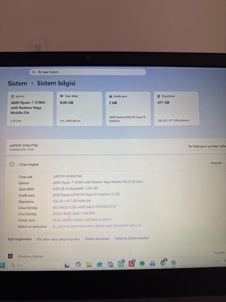 Lenovo İdeaPad S145 Laptop - 5