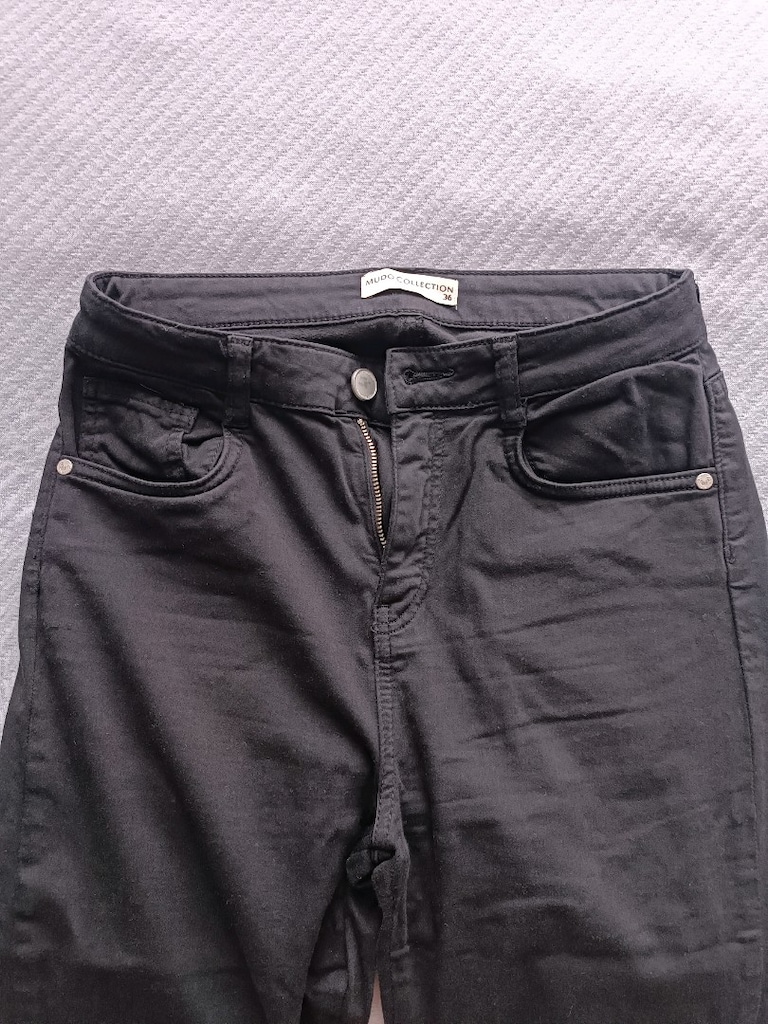 Mudo Likralı Siyah Kadın Skinny Jeans S