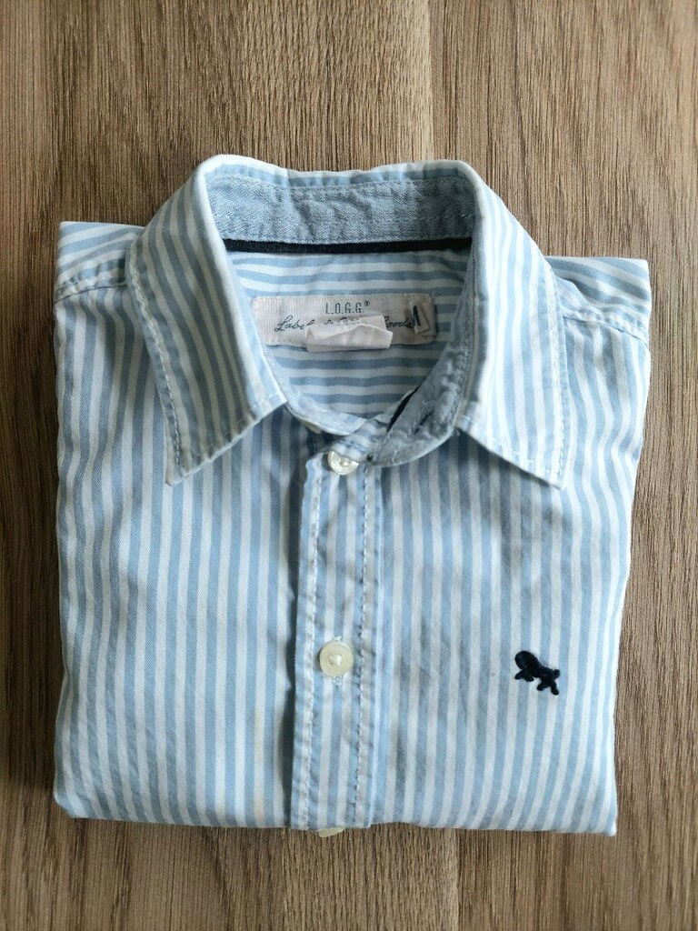 L.O.G.G by HM kids mavi çizgili gömlek - 9