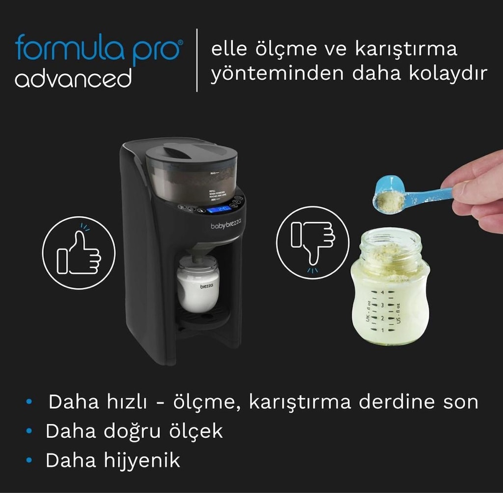 Sıfır- Baby Brezza Formula Pro Advanced Mama Yapma Makinesi - 6