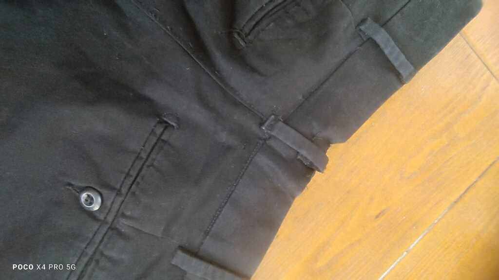 #Zara keten pantolonLikrasızdır, belden daraltılmıştır. - 4