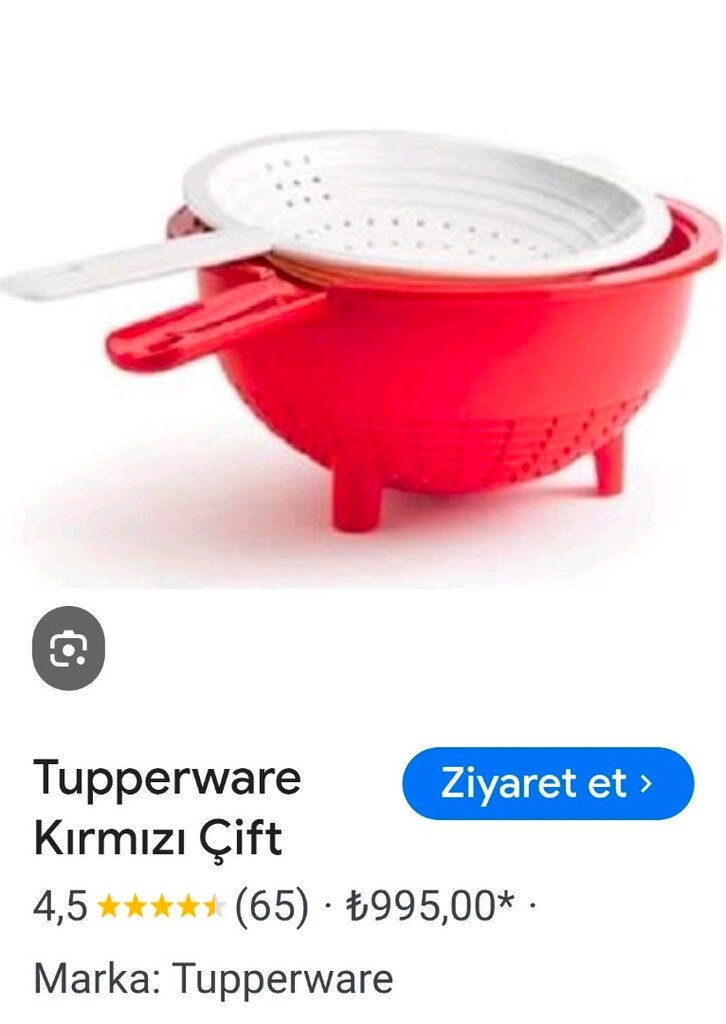 tupperware süzgeç - 4