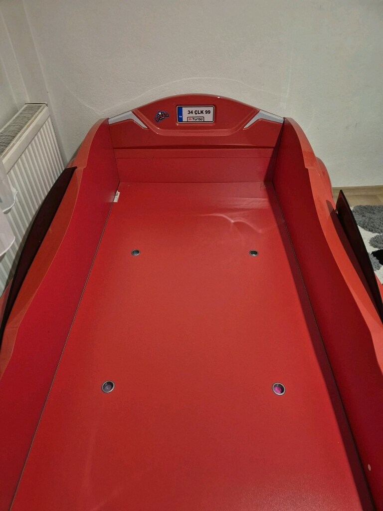 Led ışıklı sesli orjinal Çilek marka Biturbo Araba yatak - 2