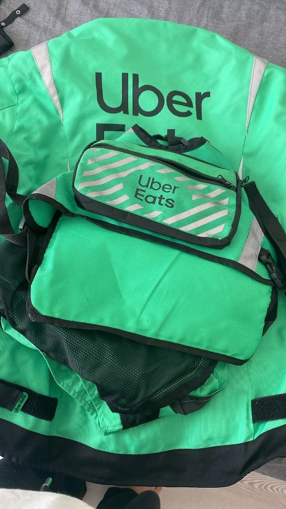 uber eats çanta punch mont yelek kurye çanta - 3