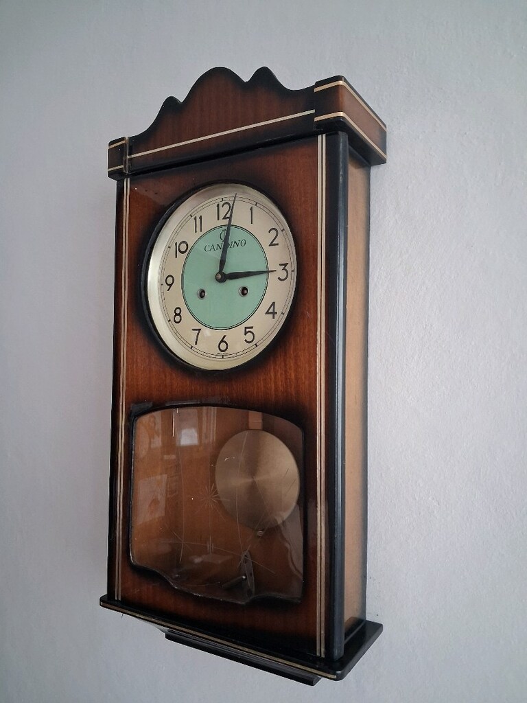 CANDINO Kurmalı Gonglu Duvar Saati ALMAN - 8