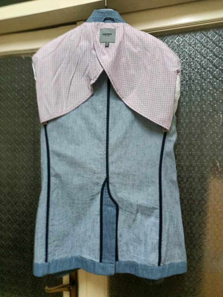 mavi denim blazer ceket - 5