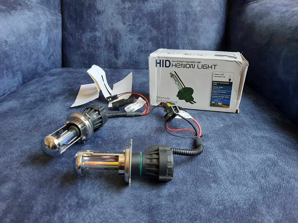 HID Xenon Light 12V 35W H4 Far Kiti (Ultra Soğuk Beyaz / Mor Ton) - 2