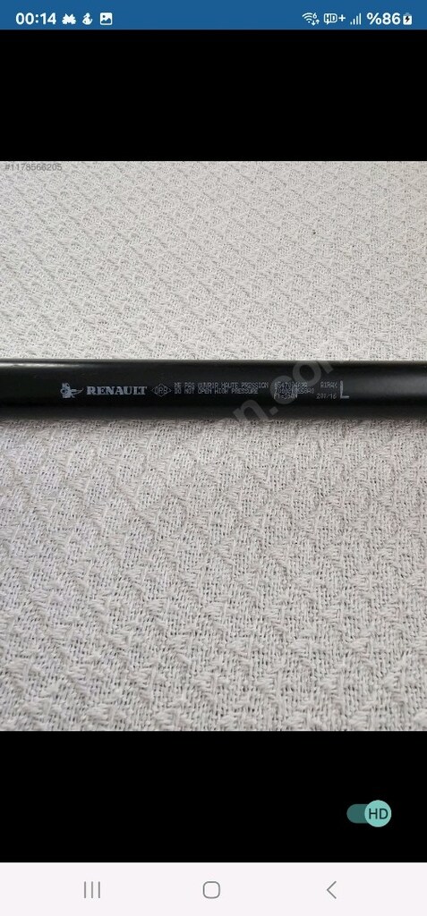 megane 4 motor kaput amortisor - 2