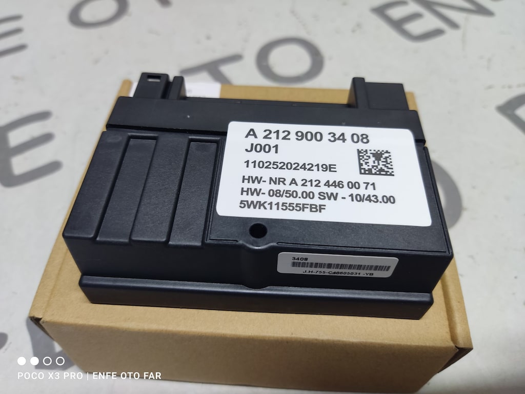 W212 YAKIT KONTROL ÜNİTESİ BEYNİ A2129003408 A 212 900 34 08 - 2