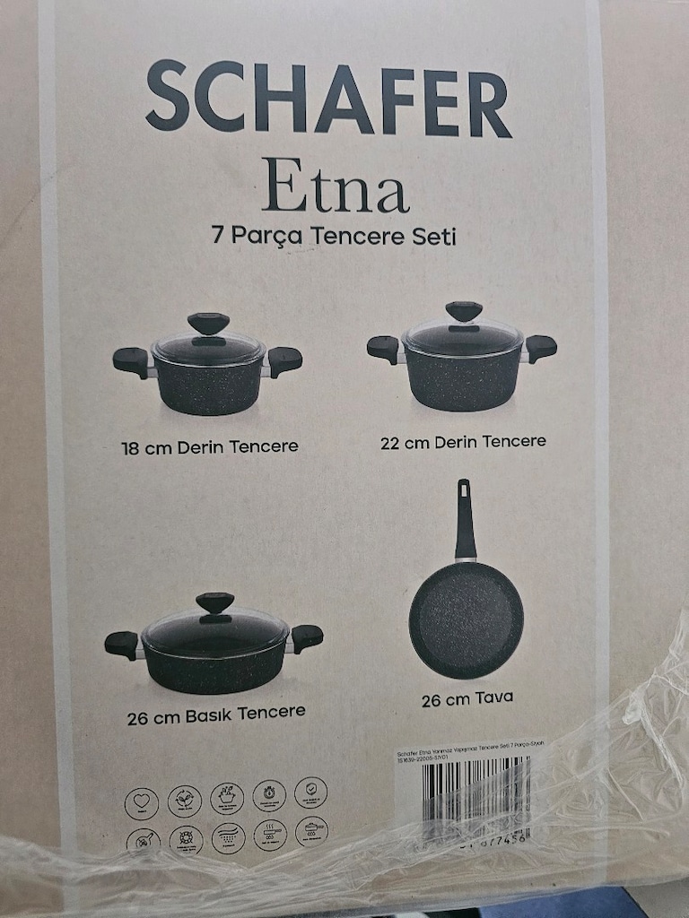 Schafer Etna 7 parça Tencere seti Sıfır - 2
