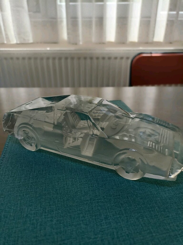 kristal cam maket araba Ferrari 308 gtb - 2