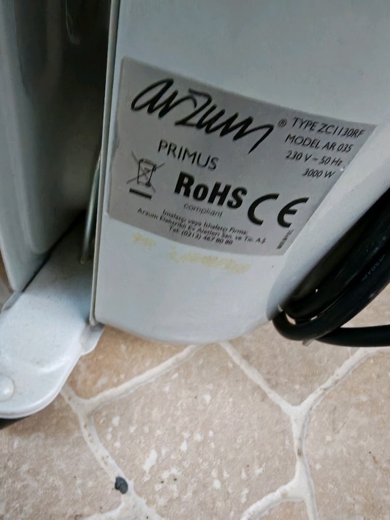 11 dilim elektrikli yağlı, fanlı radyatör ısıtıcı soba. - 7
