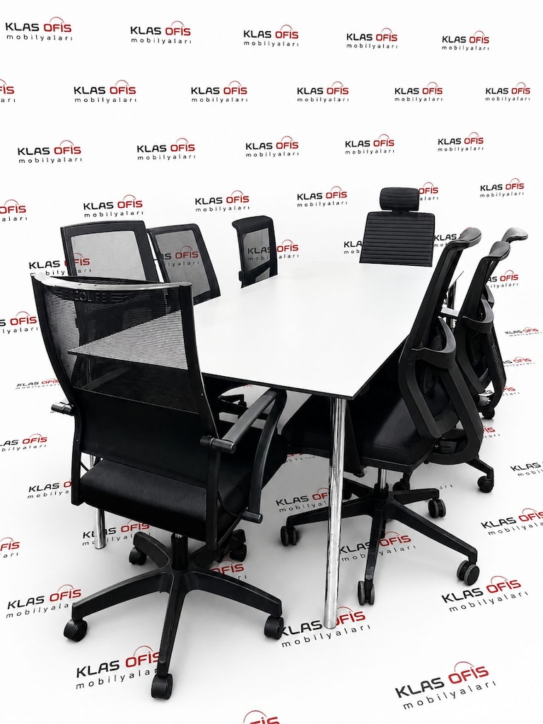 KLAS OFİS PENDİK 220x100 KOMPOZİT TOPLANTI MASASI İKİNCİ EL - 2