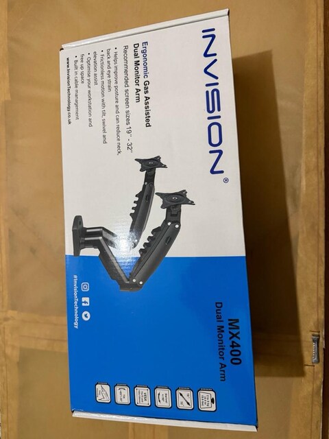 invision monitör tutucu kol stand