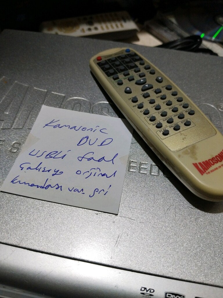 AZ VE TEMİZ KULLANILMIŞ KAMOSONİC MARKA USB Lİ ÇALIŞIR DURUMDA DVD - 6