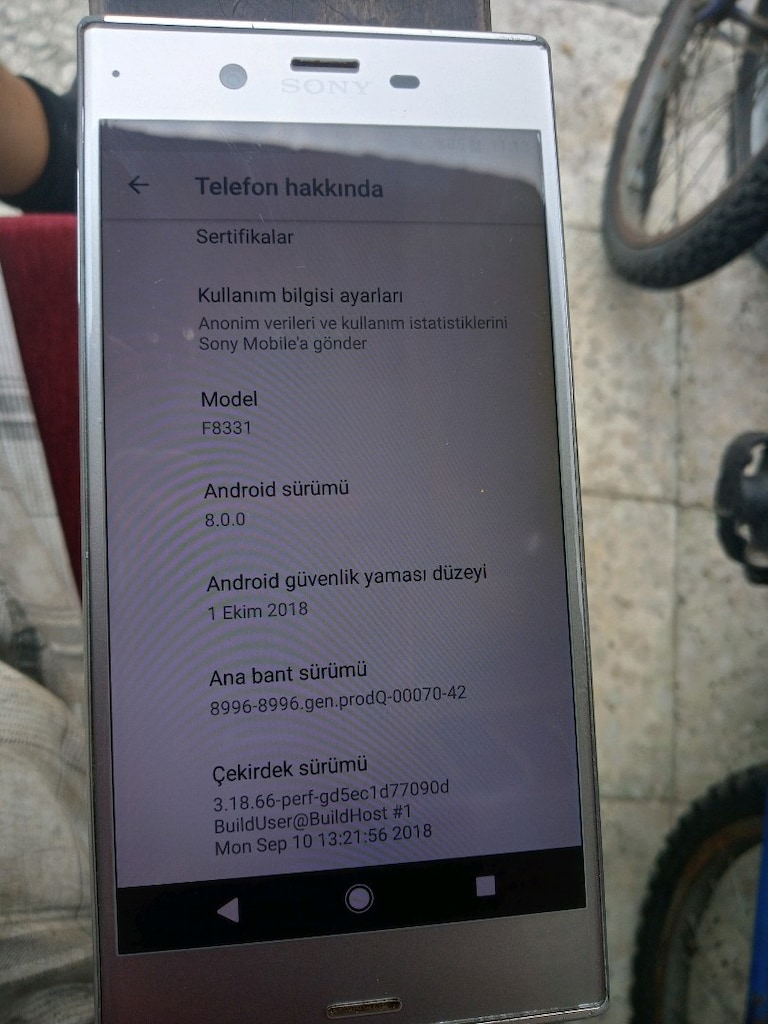 Sony Xperia f8331 Android sürümü 8 0 yükseltilebilir tertemiz telefon - 5