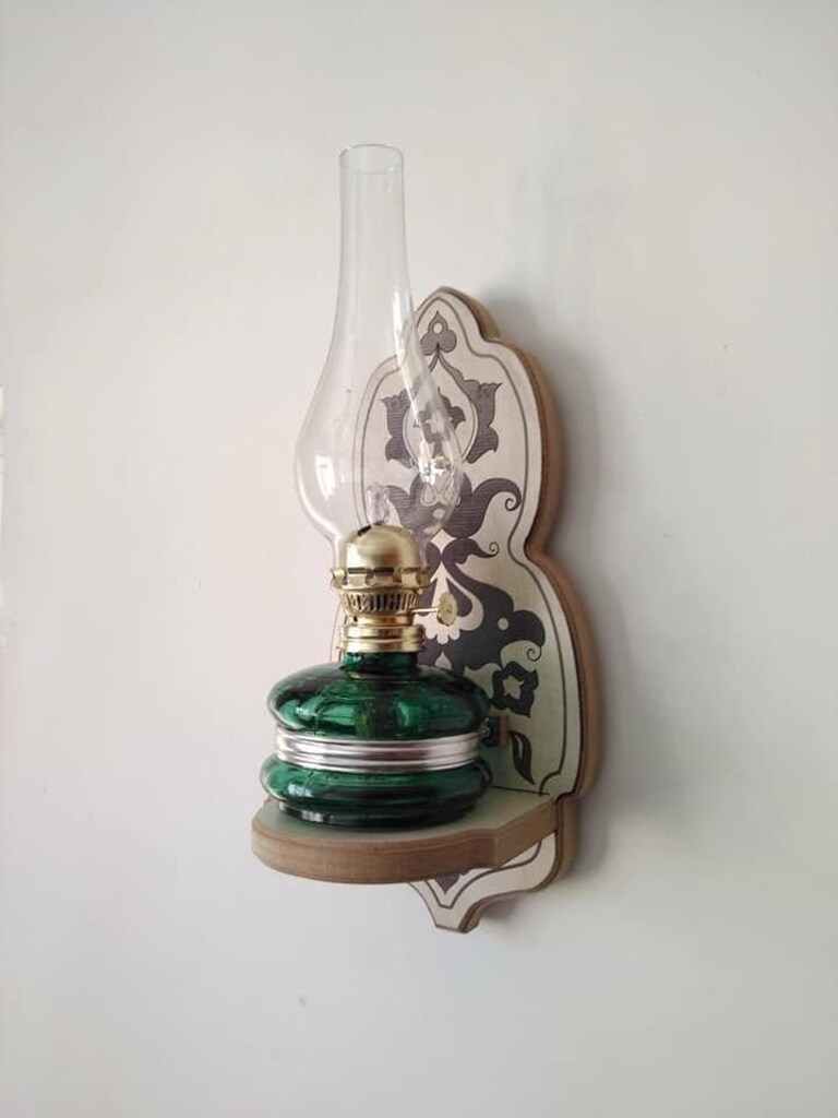 Tescilli Dimmerlı Nostaljik Elektrikli Gaz Lambası - 12