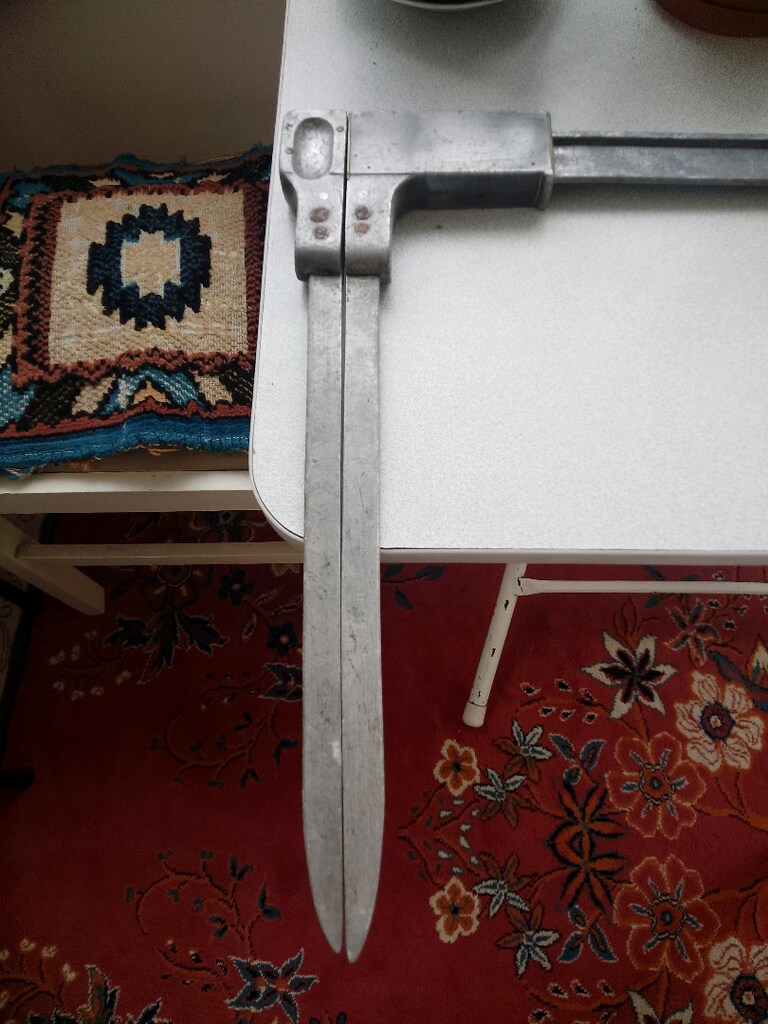80 cm ölçülerinde ANTİKA kumpas, ağaç ve tomruk ölçme aleti - 2