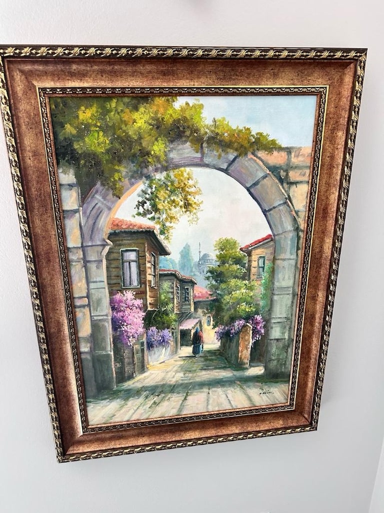 yağlı boya , imzalı , çerçeveli 3 tablo - 3