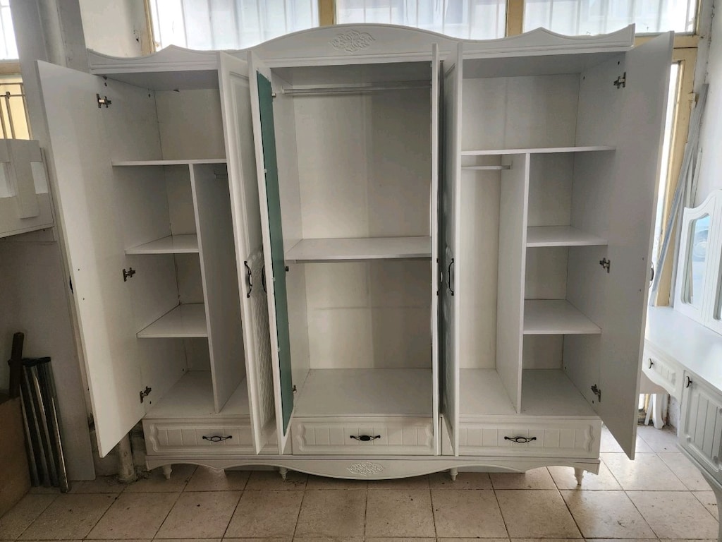 6 Kapılı Gardolap şifoner 2.el temiz Mdf - 7