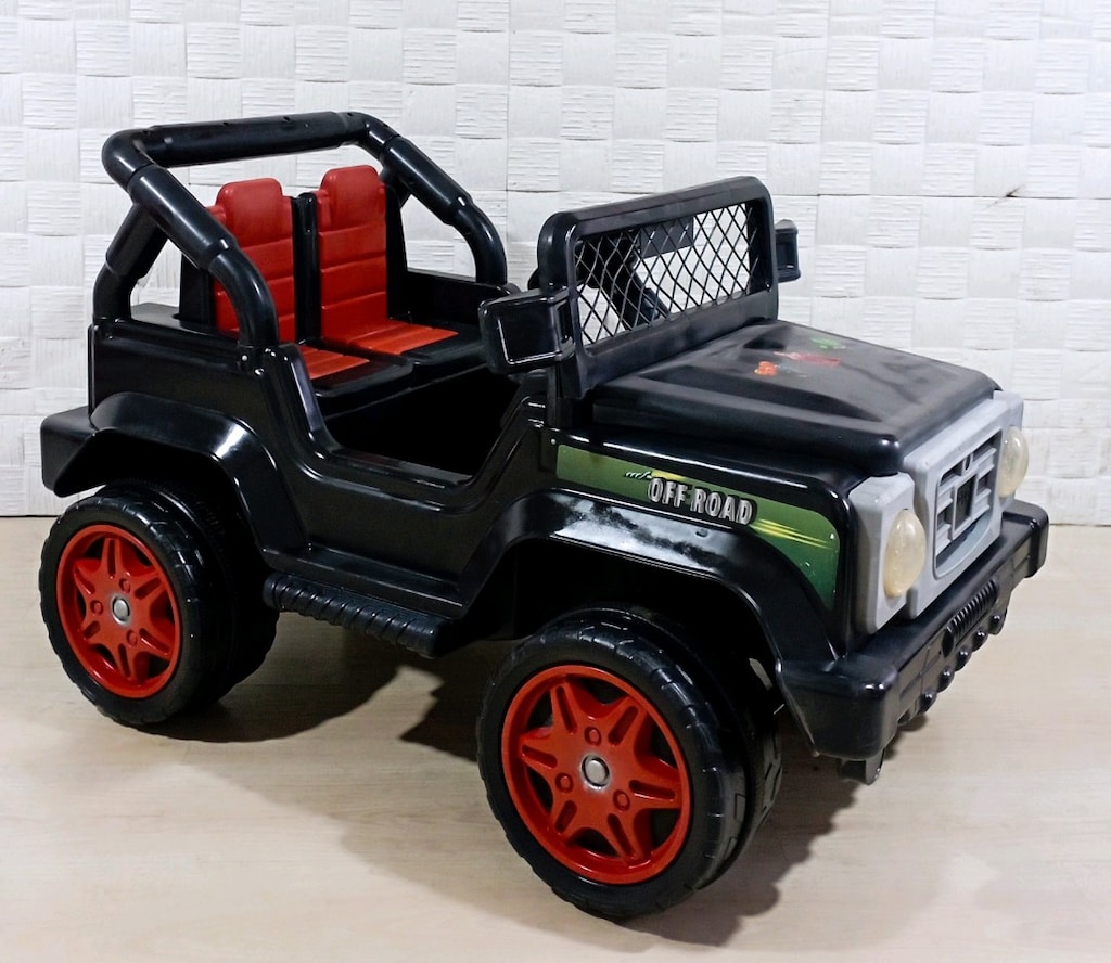 Akülü araba 12 volt çift motorlu aküsü sıfır paketinde - 3