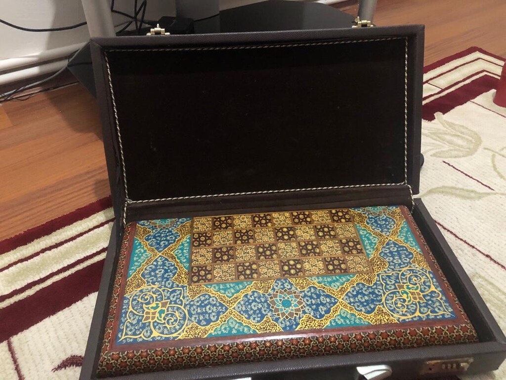 iran sanat eseri tavla satranç bir arada - 4