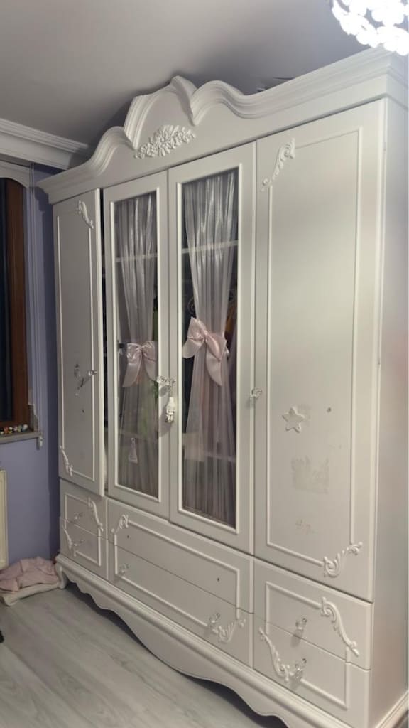 4 kapaklı Çoçuk odası dolabı