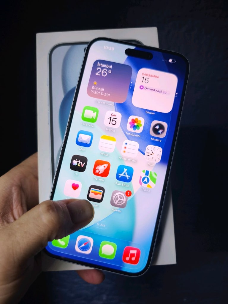 7 AY GARANTİLİ İPHONE 15 PLUS 128 GB - 2