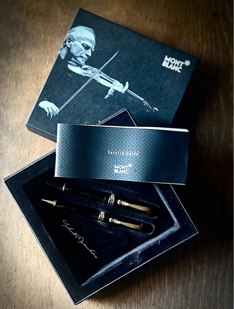 MONTBLANC YEHUDI MENUHIN 21852 21853 KOMPLE ORJ KOLEKSIYON SET - 6