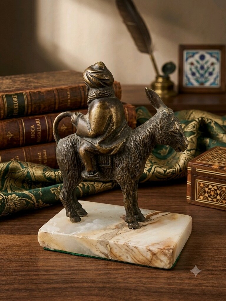 Pirinç Döküm Nasreddin Hoca Ve Eşşeği - 2