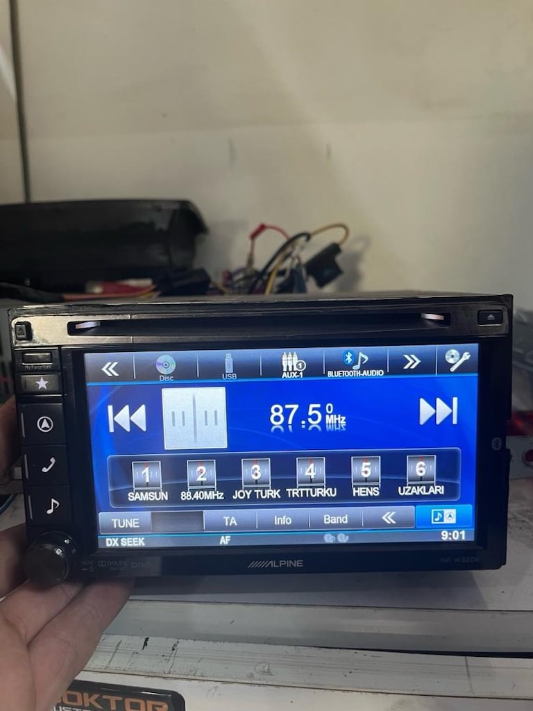 ALPİNE INE-W920r 3 amfi çıkışlı bluetoothlu hatasız cihazz acil satılk - 3