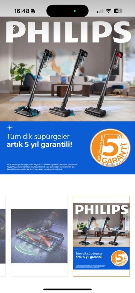 philips dikey süpürge 8000 serisi - 2