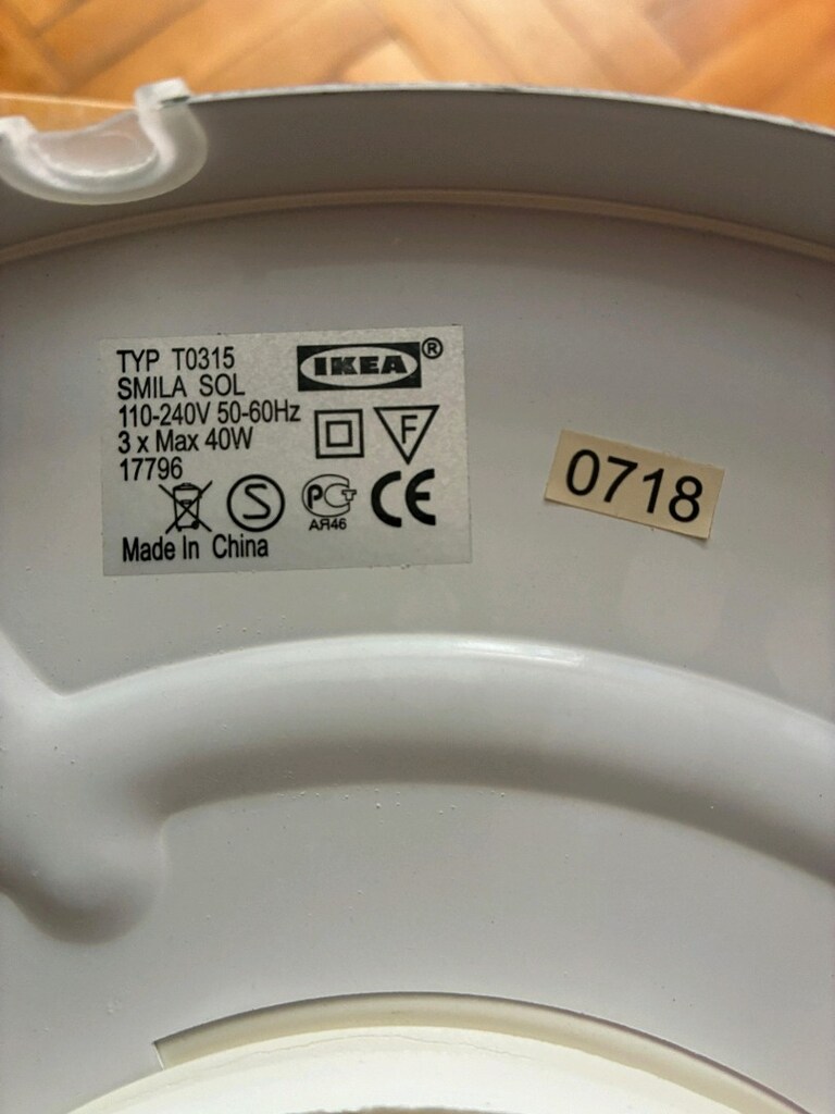 IKEA Çocuk Odası Büyük Güneş Tavan Lambası - 6
