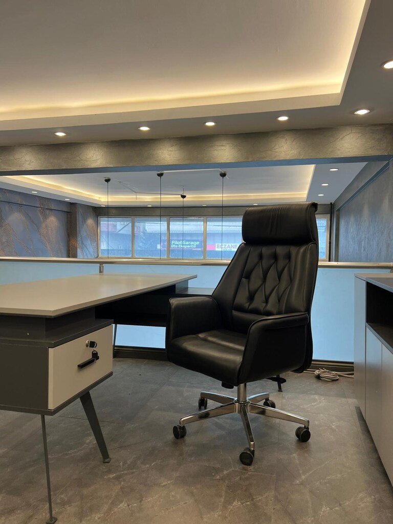 MÜDÜR ODASI ÇALIŞMA TAKIMI / ETAJERLİ MASA TAKIMI / ARAL OFİS - 17