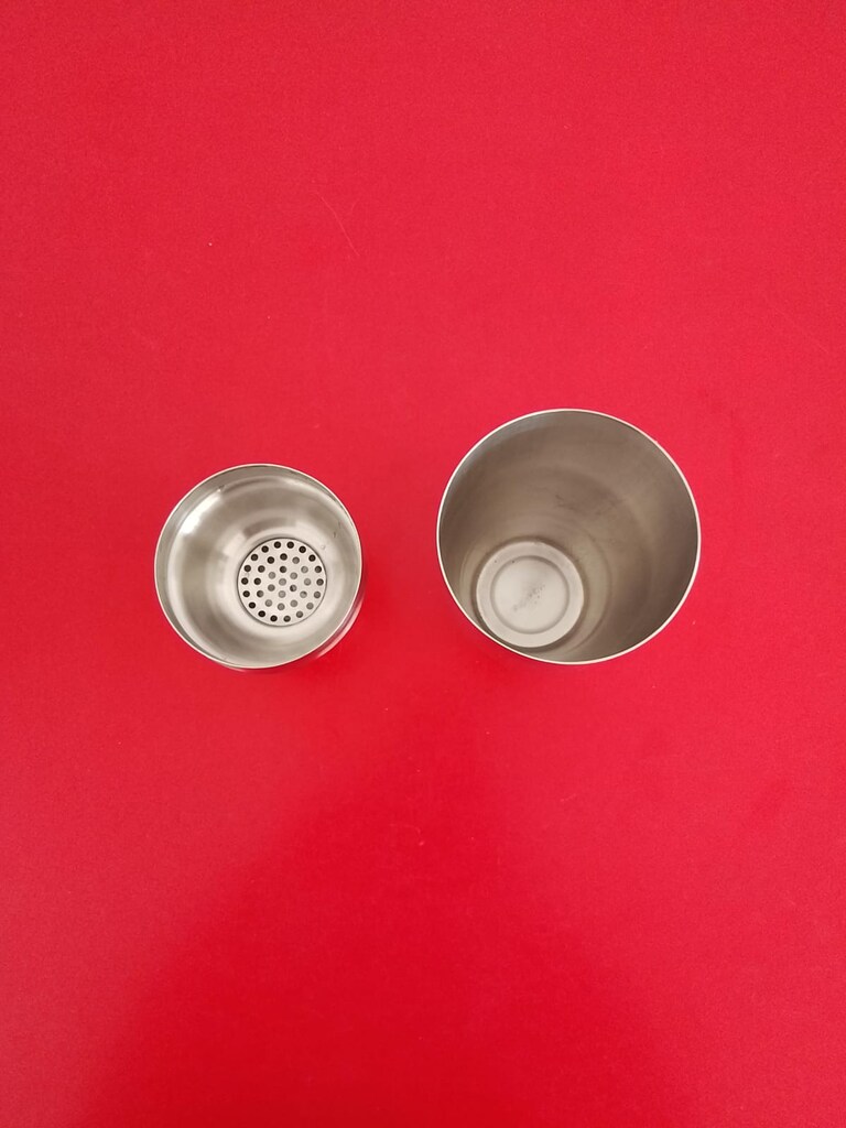 18/10 Paslanmaz Çelik Kokteyl Shaker (3 Parça Tam Set - Çok Temiz) - 3
