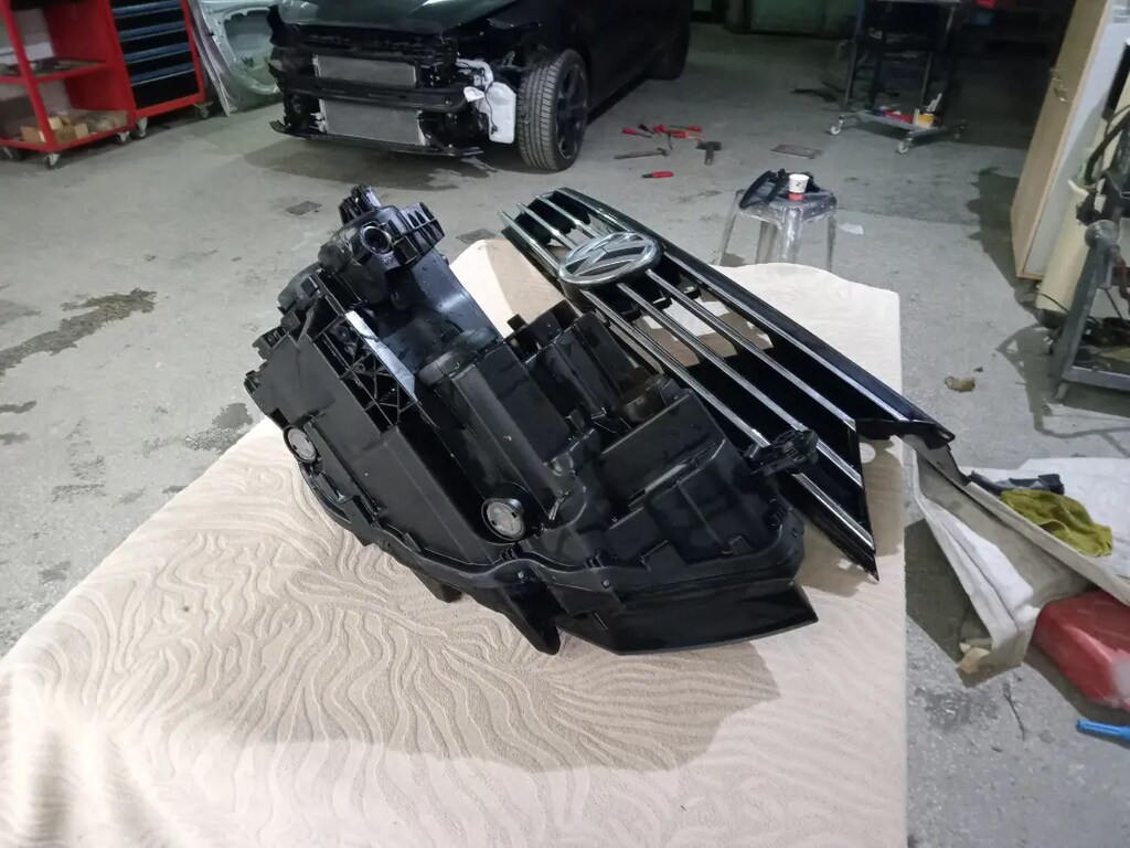 Pasat b8 sol far ve on panjur valiyo marka orj aractan sokmedir - 6